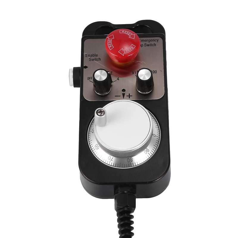 Universal Cnc 4 Axis Mpg Pendant Hand Wheel 100 Pulse 5v
