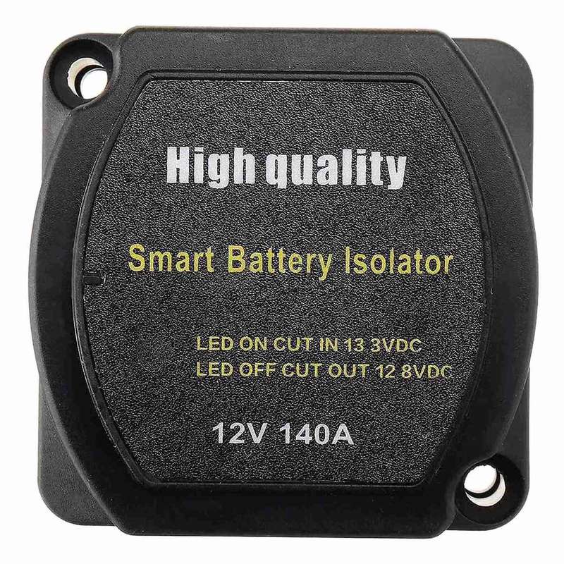 Dual Battery Smart Isolator 12v 140 Amp Relay for Car Atv Utv Boats