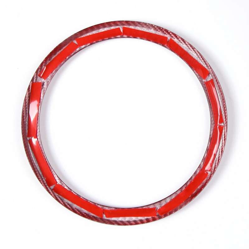 Real Carbon Fiber Car Dashboard Decoration Ring Cover Trim