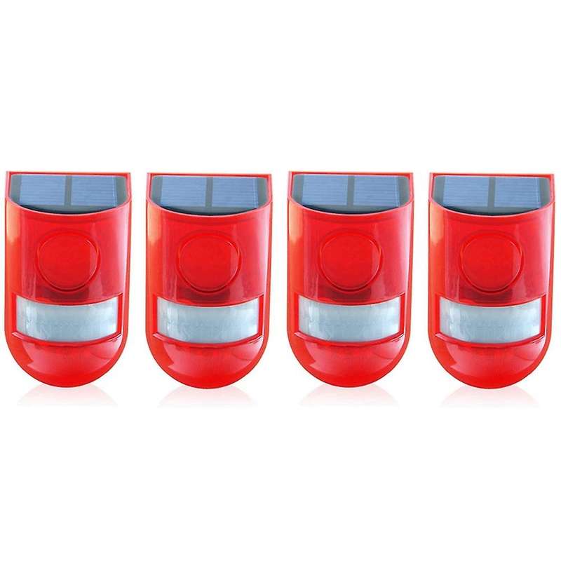 Solar Light Rechargeable Waterproof Led Alarm with Motion Sensor