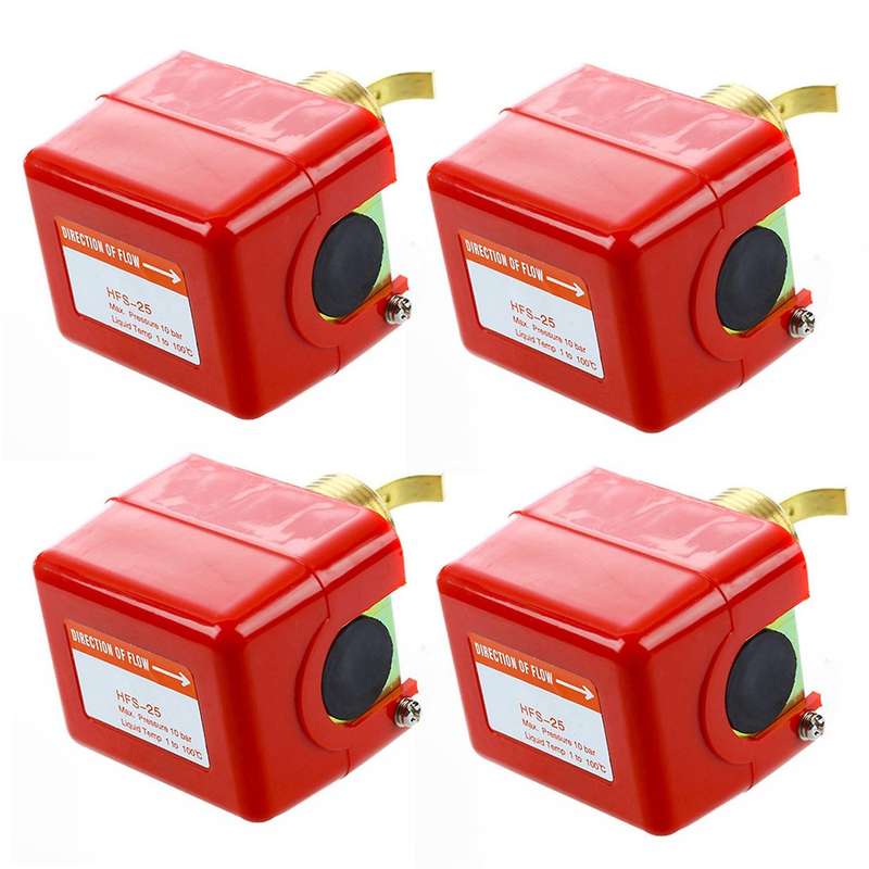 Ac 220v 15a Male Thread Spdt Water Paddle Flow Switch Hfs-25