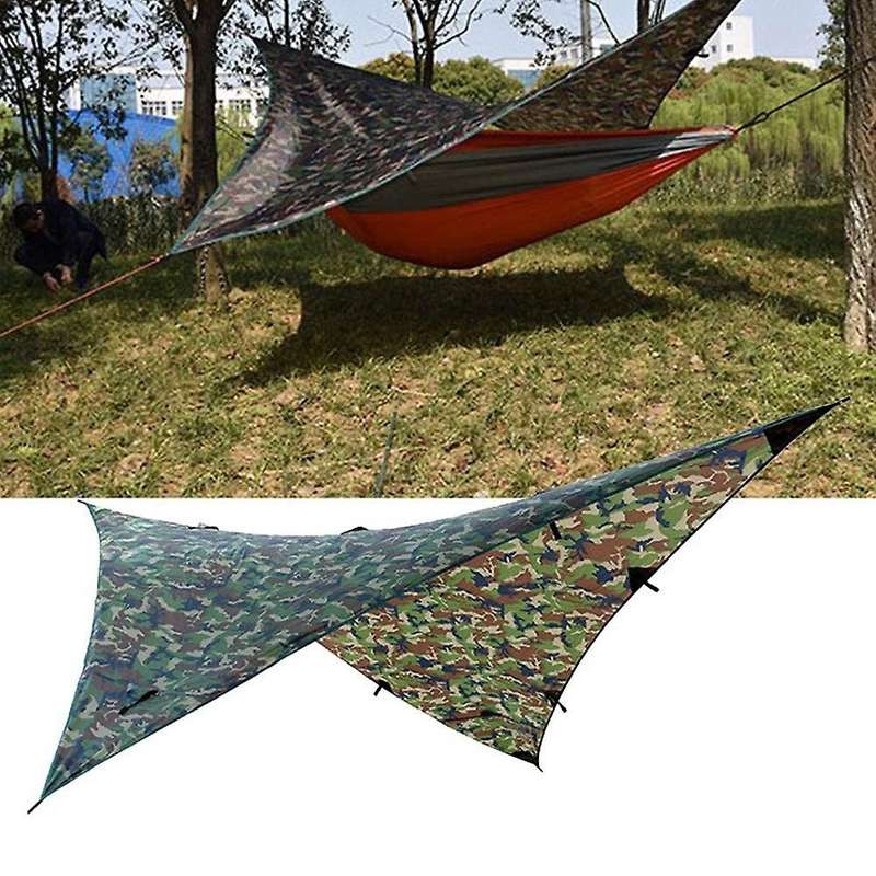 Outdoor Camping Tarp Rain Hammock Tent Hammock Tarp 4-in-1