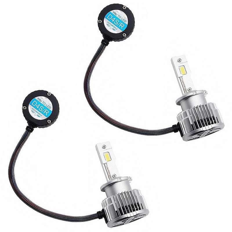D4s Led Headlight Hid D4s/r Car Bulb Led 8000lm Csp Chip 6000k White