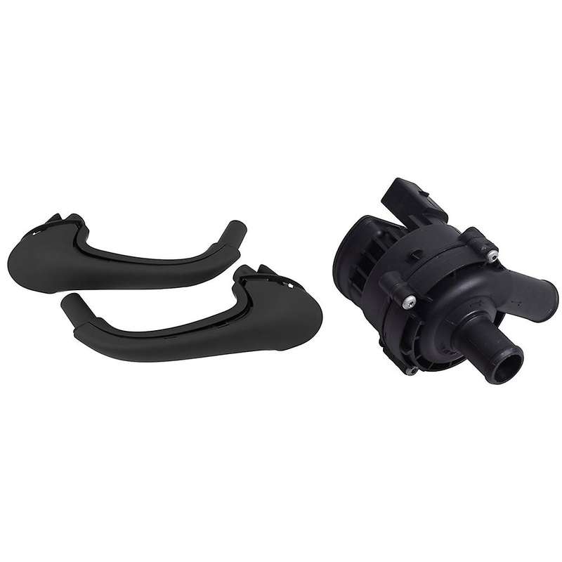 2x Black Car Covers Handles Trim for Mercedes Benz W203 C-class