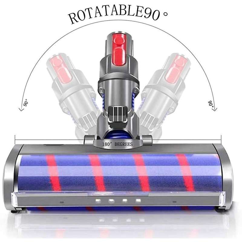 For Dyson Soft Pile Drum Suction Head V8 V10 V11 Electric Brush Head