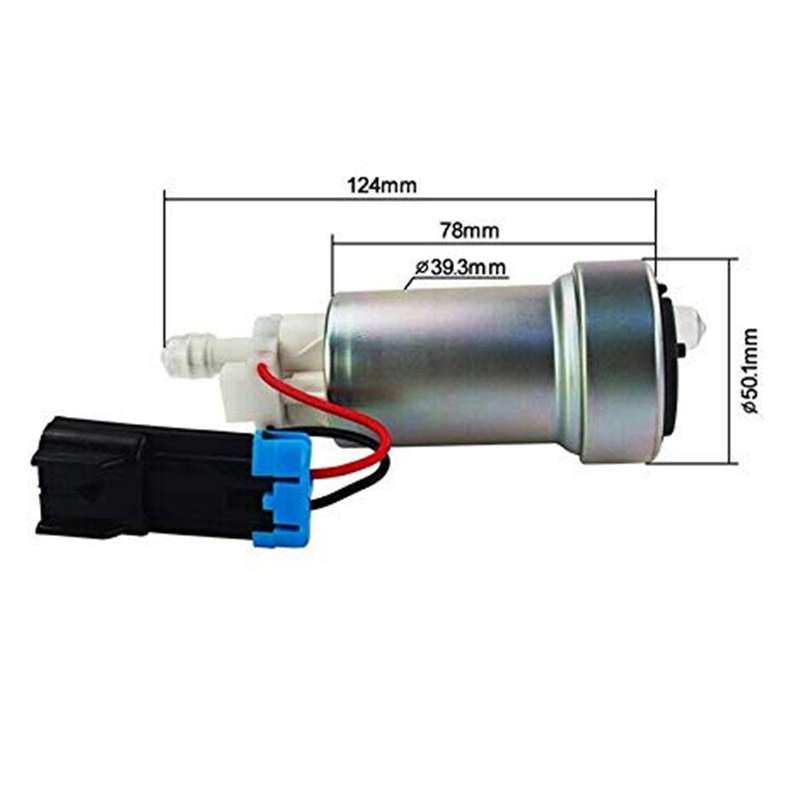 F90000295 535 Lph In-tank Electric Fuel Pump Dual Channel Turbine E85