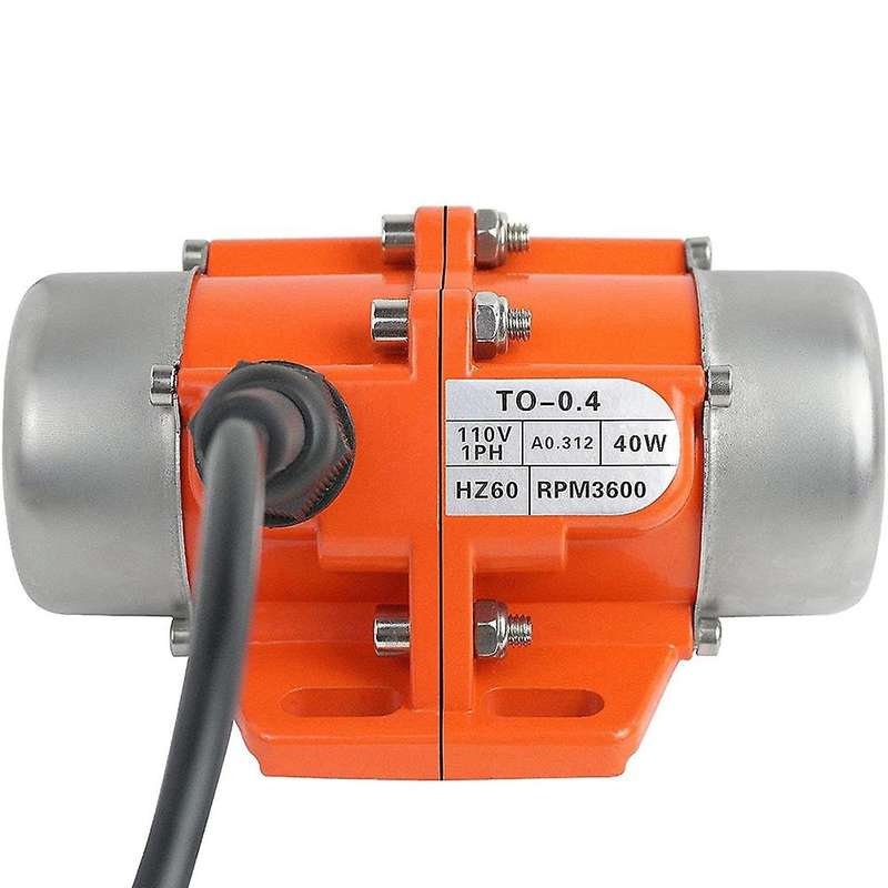 Concrete Vibrator Vibration Motor 40w Aluminum Alloy Ac 110v 3600rpm