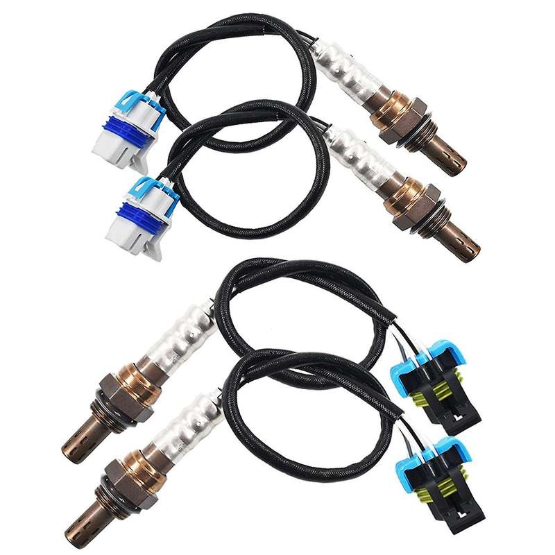 4pcs Oxygen Sensor Upstream Downstream for Cadillac Escalade Chevy