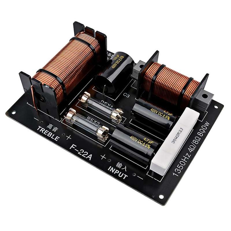 1pcs 800w 2 Way Speaker Frequency Divider Tweeter Bass Crossover