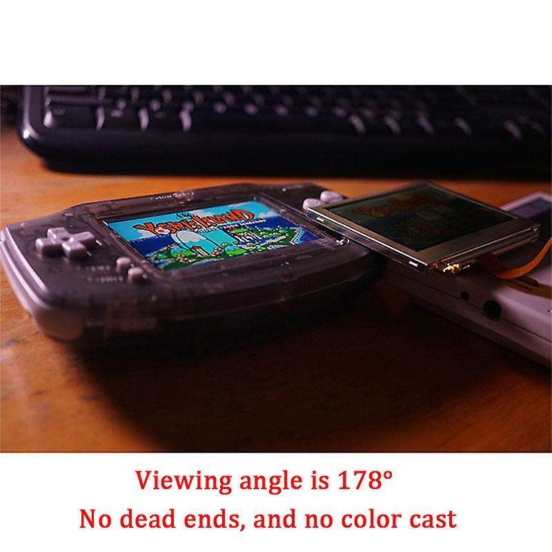 Ips Lcd Screen with Ribbon Cable Screen Cover for Gameboy Advance Gba