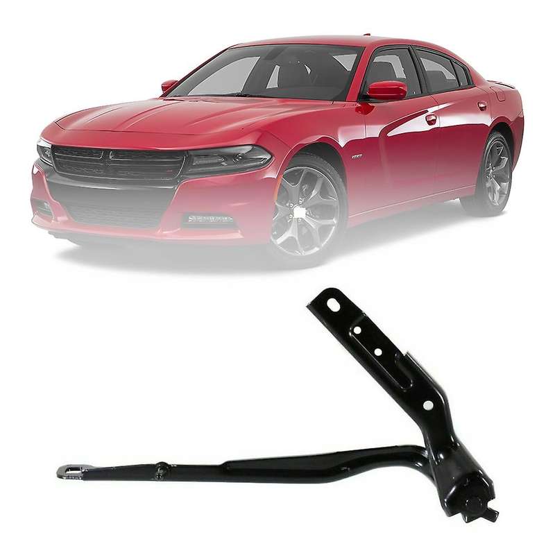 Car Hood Hinges Set Engine Hood Hinge Cover Panel Trim for 2011-2021 Charger 300 Charger 55113550AG