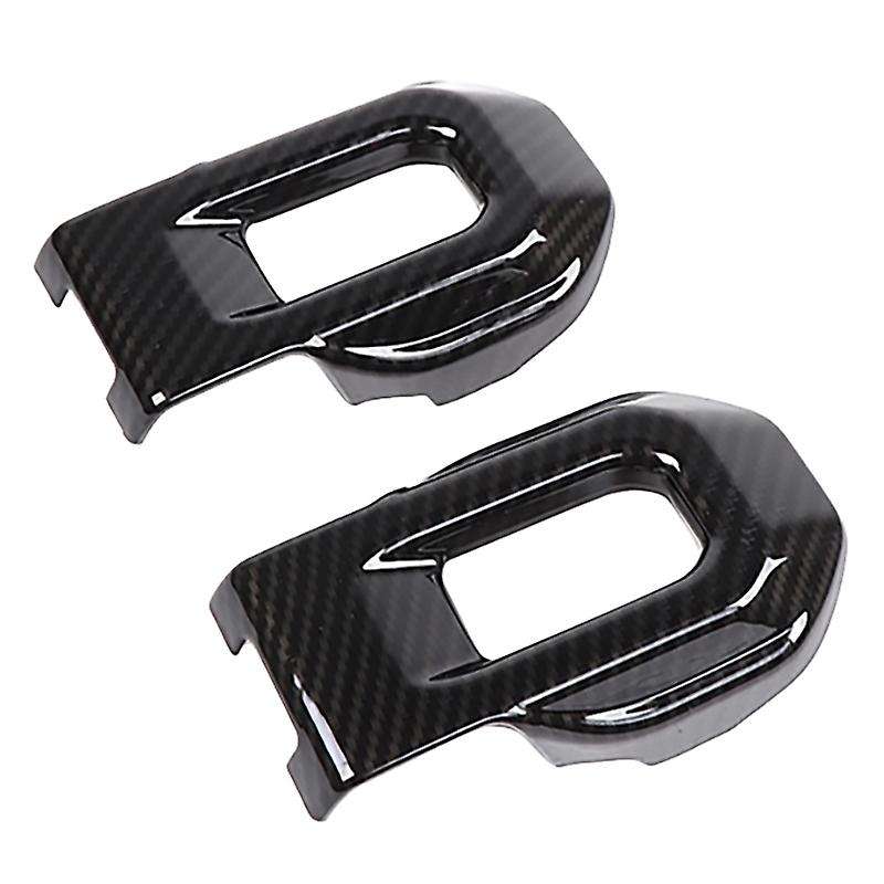Car Hood Latch Lock Catch Decoration Cover for Wrangler JL JT 2018-2021 Car Sticker Carbon Fiber