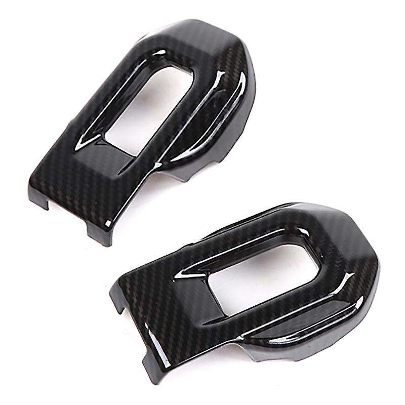 Car Hood Latch Lock Catch Decoration Cover for Wrangler JL JT 2018-2021 Car Sticker Carbon Fiber