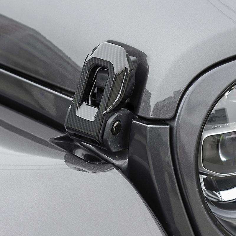 Car Hood Latch Lock Catch Decoration Cover for Wrangler JL JT 2018-2021 Car Sticker Red