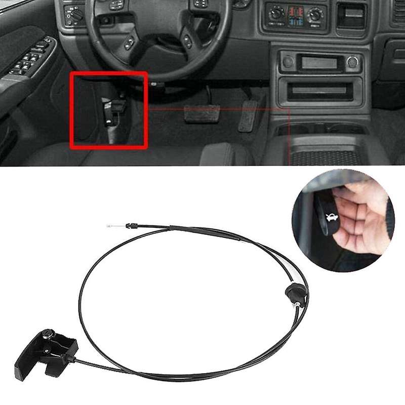 Car Hood Release Cable with Handle 15142953 for 1500 2500 3500 15741109