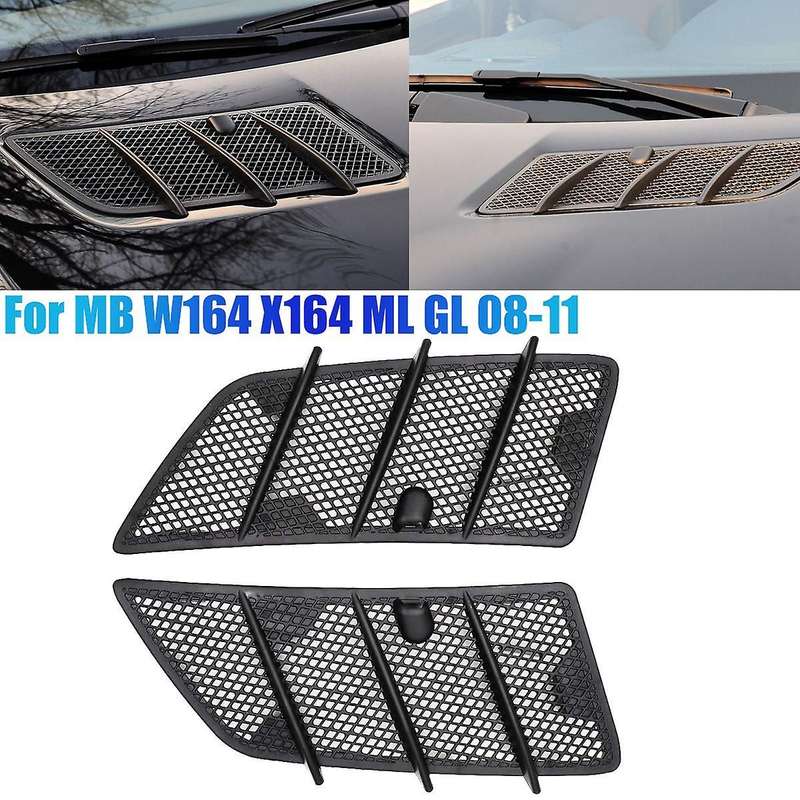 Car Hood Upper Air Vent Grille Cover Trim for Mercedes Benz W164 Ml Gl 320 350 450 550 63amg 2008-2