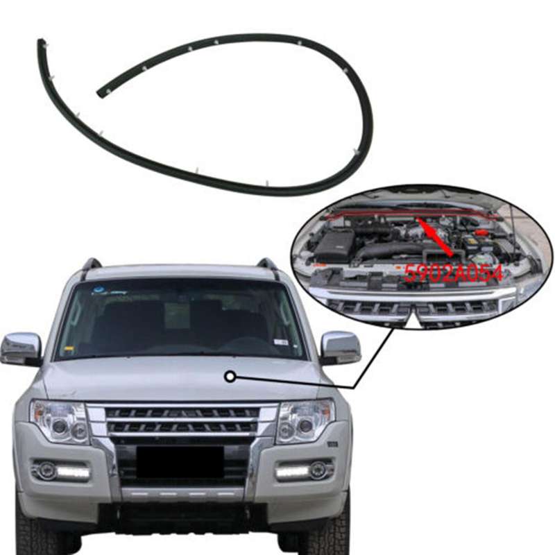 Car Hood Rubber Seal Strip Body Side Rubber Clips for Pajero Montero Shogun V93 V97 V98 V95 2007-202