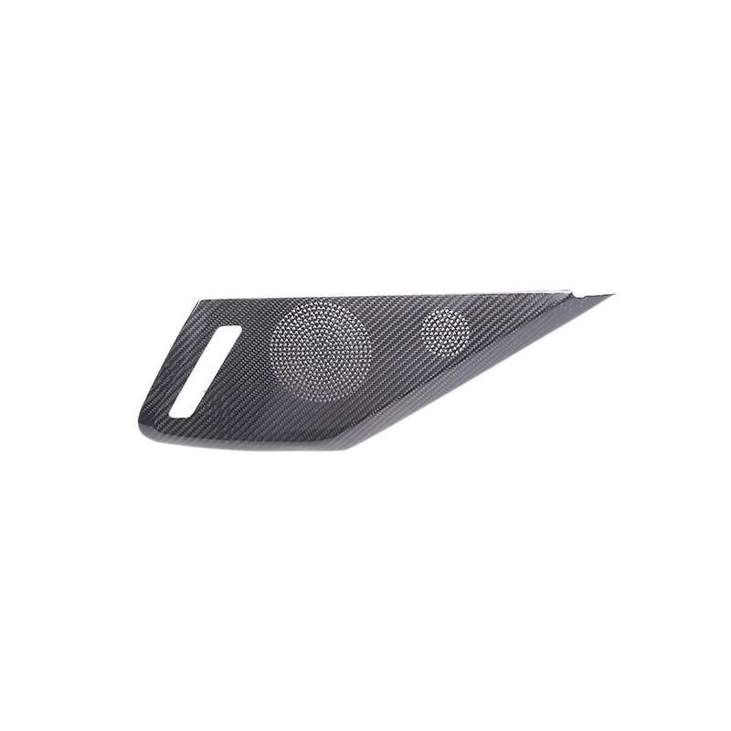 Car Horn Cover Accessories for C8 2020-2023 Dry Carbon Fiber Interior Side Door Horn Frame Cover Tr