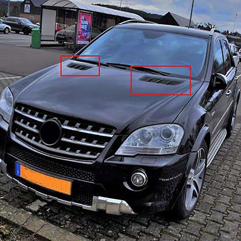 Car Hood Wind Screen Hood Air Outlet Decorative Frame Suitable for - W164 ML/ 2008-2011