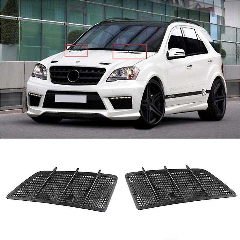 Car Hood Wind Screen Hood Air Outlet Decorative Frame Suitable for - W164 ML/ 2008-2011