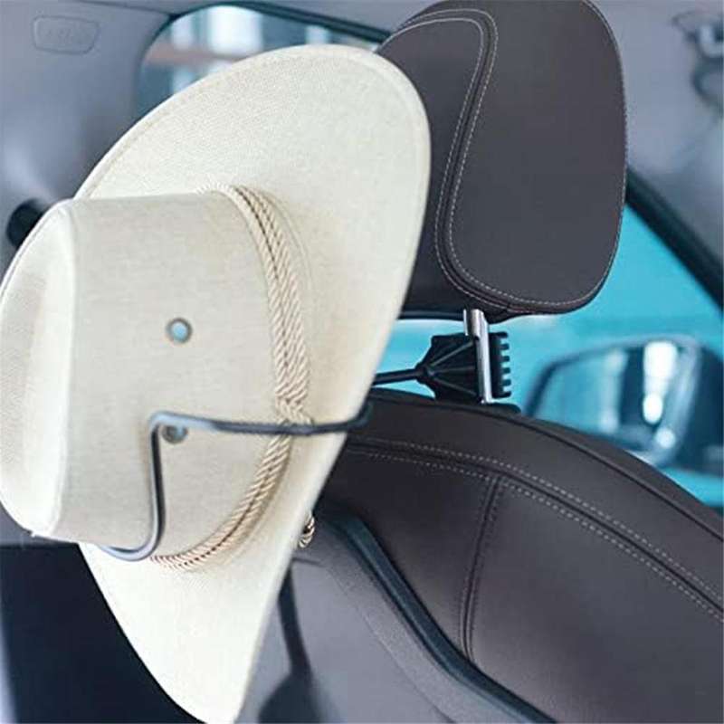 Car Hook, Hat Rack Car Multifunctional Car Headrest Hook, for Truck Suv Hat Rack, Car Clothes Hanger