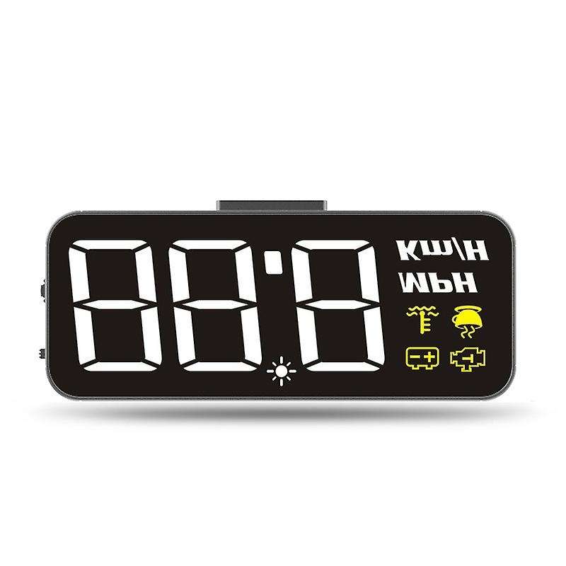 Car HUD OBDII Gauge Windshield Projector Overspeed Alarm Voltage Water Temperature Monitor Speedomet