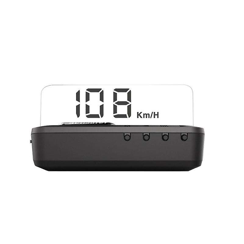 Car HUD Mirror OBDII Gauge Projector Overspeed Alarm Voltage Water Temperature Monitor Speedometer