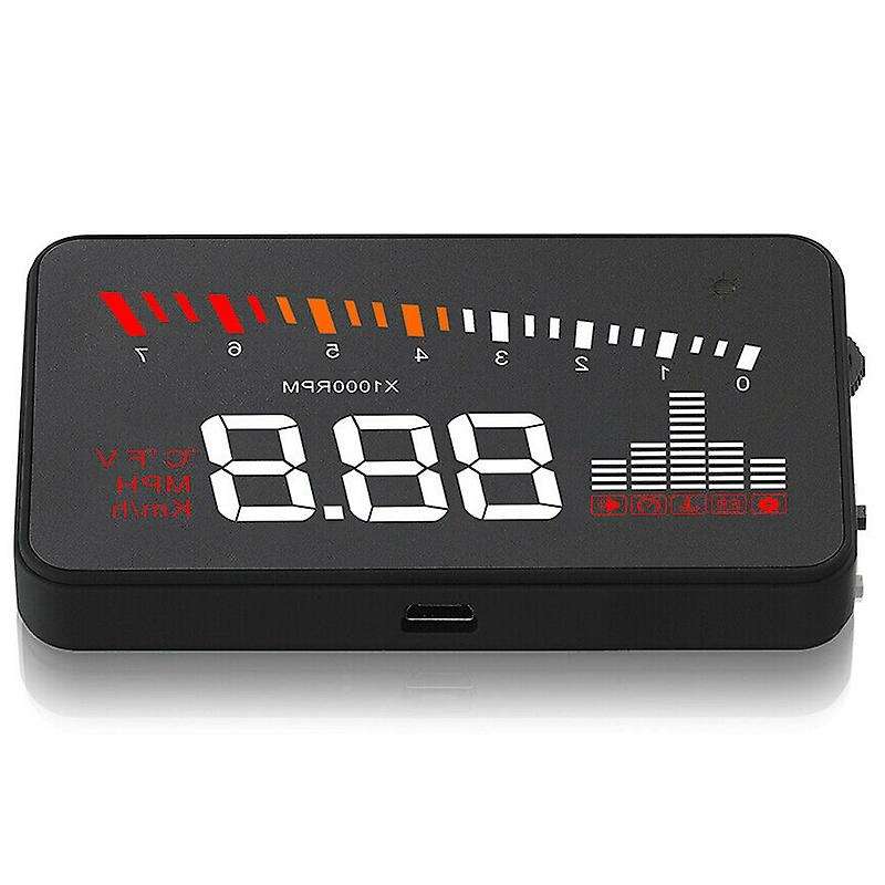 Car HUD Projector Head Up Display OBD2 EUOBD Speedometer over Speed Alarm X5 Car Monitor