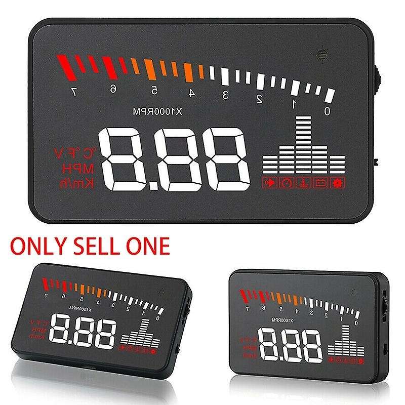 Car HUD Projector Head Up Display OBD2 EUOBD Speedometer over Speed Alarm X5 Car Monitor