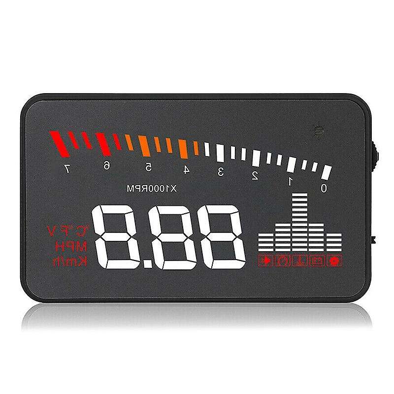 Car HUD Projector Head Up Display OBD2 EUOBD Speedometer over Speed Alarm X5 Car Monitor