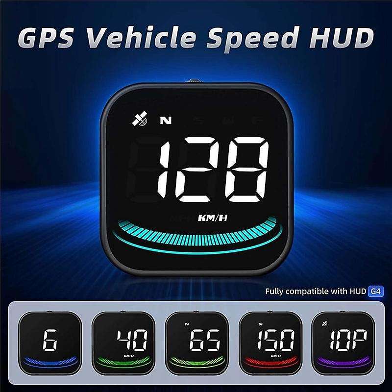 Car Hud with Speed , Digital Gps Speedometer ,fatigue Driving Reminder,overspeed Alarm Or All Vehicl