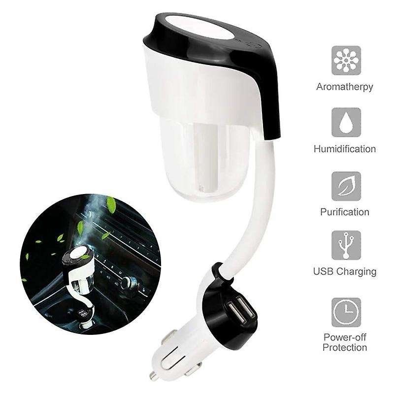 Car Humidifier, Car Diffuser, Car Air Purifier with USB ,Mini Aromatherapy Diffuser, Portable Essent