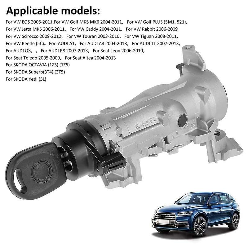 Car Ignition Barrel Door Lock Ignition Switch Lock for- SEAT 1K0905851B 1K0905851A 1K0905851 3093604