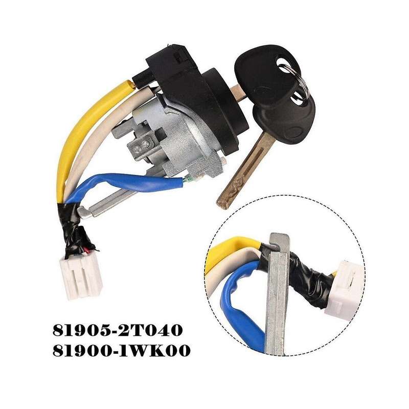 Car Ignition and Door Lock Cylinder Switch With/2 Key for 2011-2015