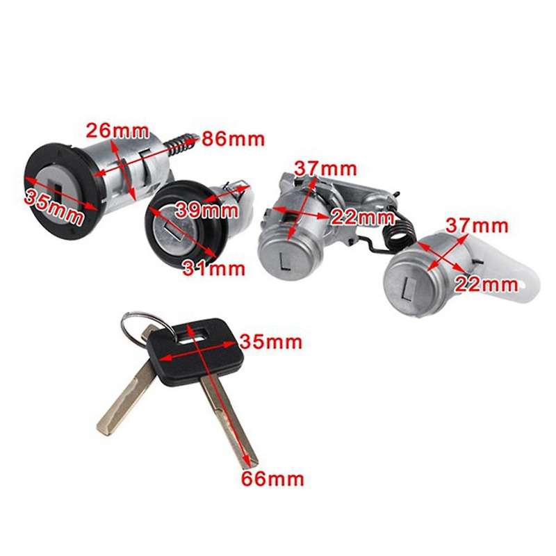Car Ignition Barrel Locks with 2 Keys Set for Sedan Wagon Ute VN VR with Central Locking