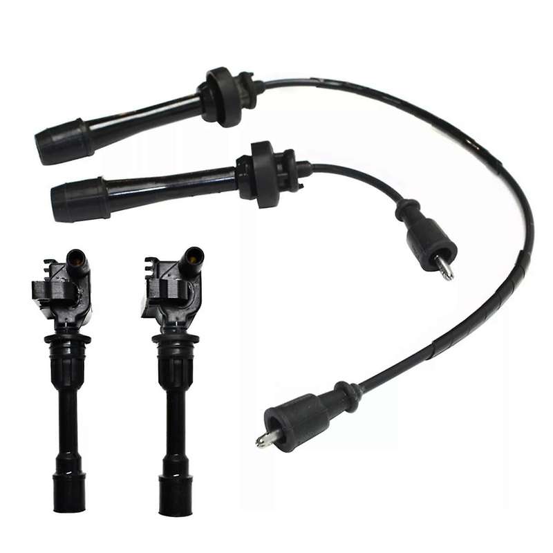 Car Ignition Coil & Spark Plug Wire Kit for MP3 Protege5 UF407, 1756199