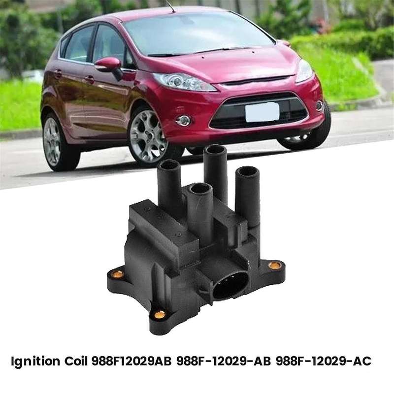 Car Ignition Coil High Voltage Package 988F12029AB for Fiesta Focus Mercury 6 B2300 988F-12029-AC