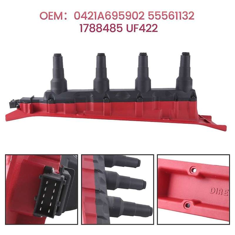 Car Ignition Coil UF422 Replacement for 900 9000 9-3 2.3L 2.0L L4 0421A695902 55561132 1788485 UF422