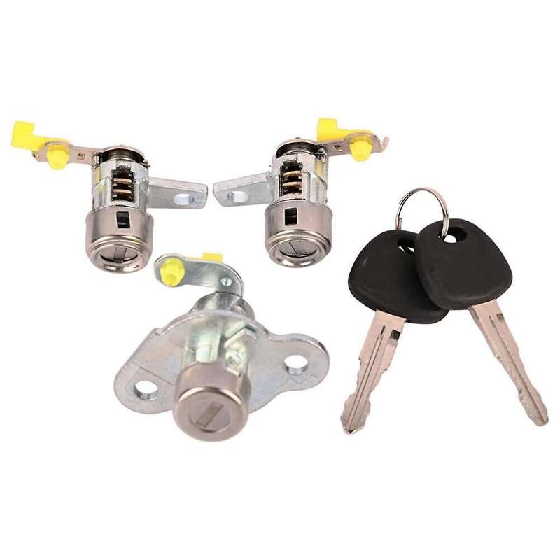 Car Ignition Lock Cylinder Barrel + Door Lock for ACCENT 2006-2011 81905-1E000 81920-1EA00