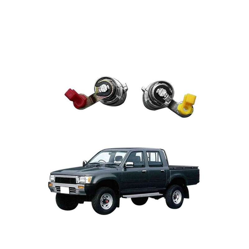 Car Ignition Door Locks & Gas Lock with 2 Keys Cylinder Set for Pickup Truck 1988 - 1997 69005-35130
