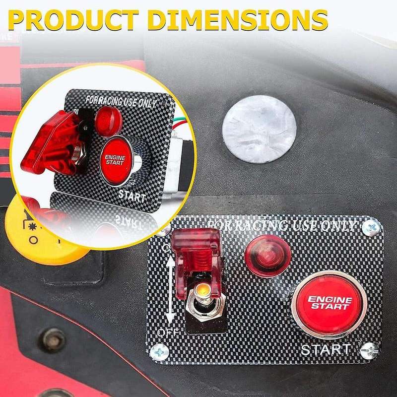 Car Ignition Switch Multifunction Combination Switch Racing Integrated Ignition Switch Combination