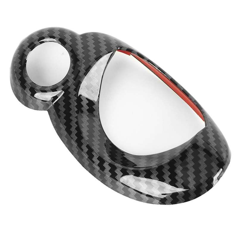 Car Ignition Switch Key Start Trim Sticker Carbon Fiber Pattern Interior for R54 R56