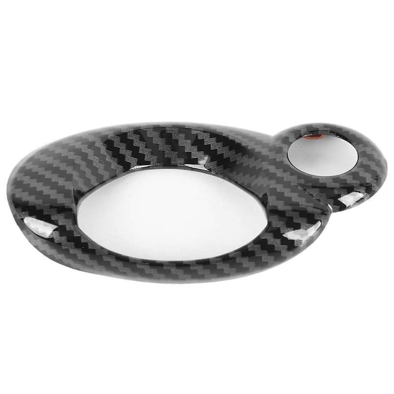 Car Ignition Switch Key Start Trim Sticker Carbon Fiber Pattern Interior for R54 R56