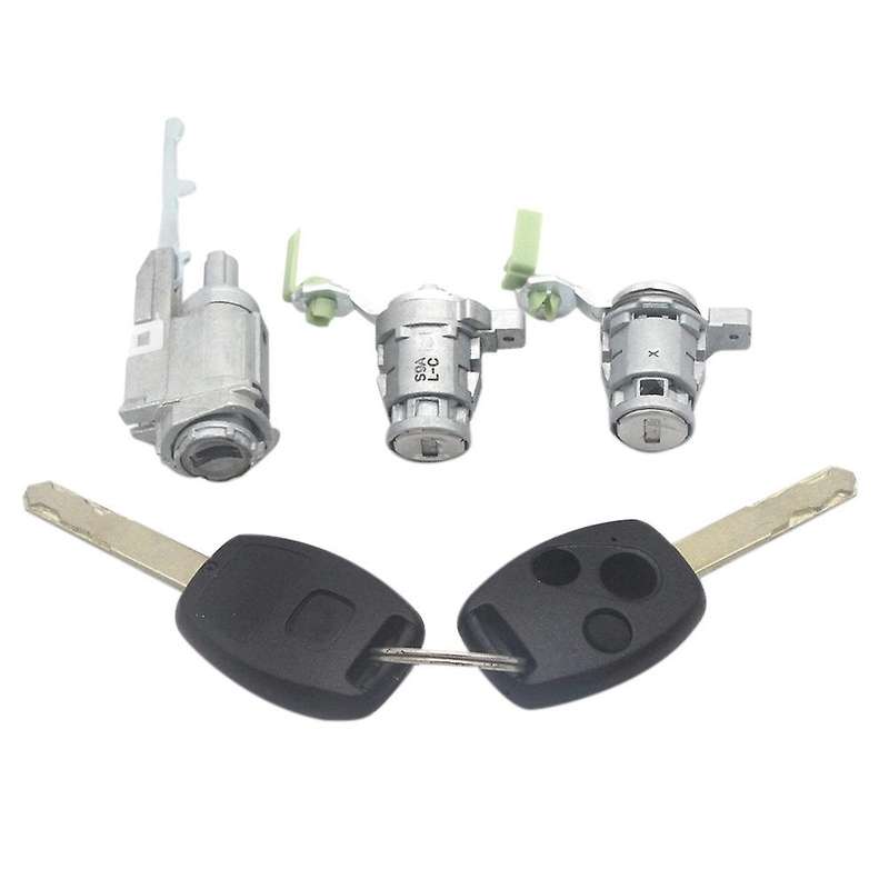 Car Ignition Switch Lock Ignition Switch Barrel Set Lock with Key for 2002-2006 72185-S9A-013