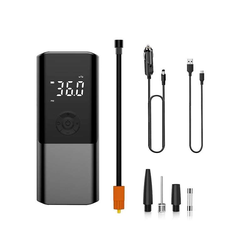 Car Inflator Pump Portable Handheld Wireless Charging Digital Display with Light Car Motorcycle Mult