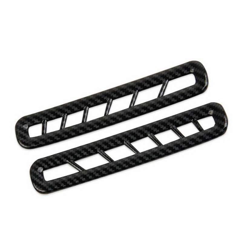 Car Inner Door Air Conditioner Outlet Vent Cover Trim for 2024 Interior Accessories Carbon Fiber