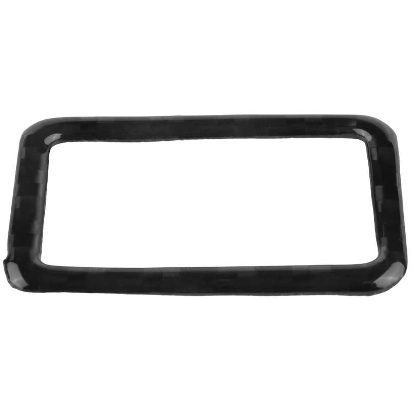 Car Inner Carbon Fiber Window Lift Button Frame Trim for - W204 W212 A//E Class GLA ML