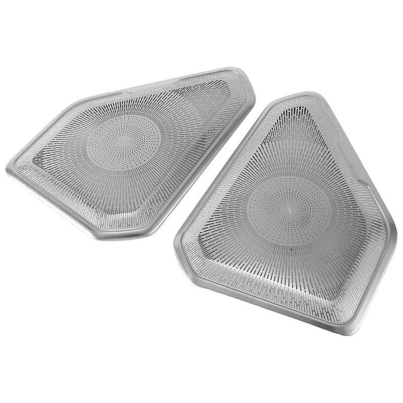 Car Inner Door Audio Speaker Cover Trim Door Stereo Loudspeaker Frame Accessories for 4 2019-2023