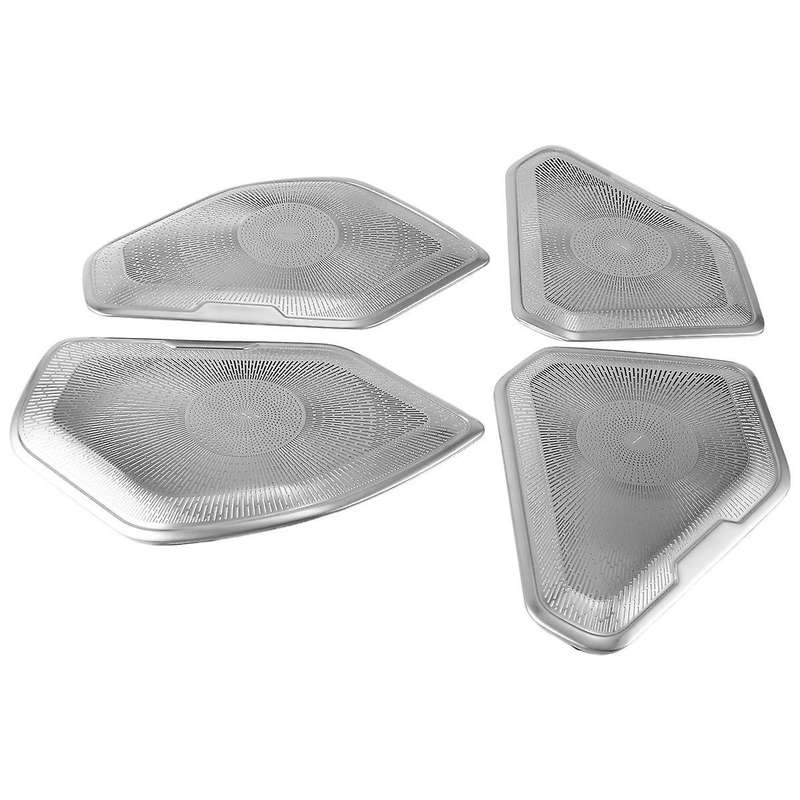 Car Inner Door Audio Speaker Cover Trim Door Stereo Loudspeaker Frame Accessories for 4 2019-2023