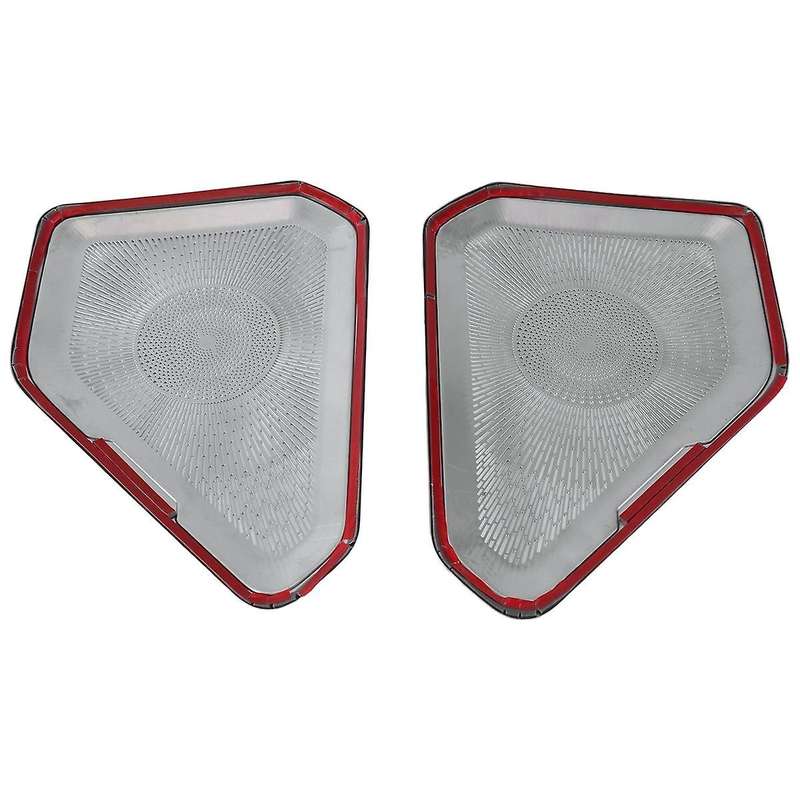 Car Inner Door Audio Speaker Cover Trim Door Stereo Loudspeaker Frame Accessories for 4 2019-2023